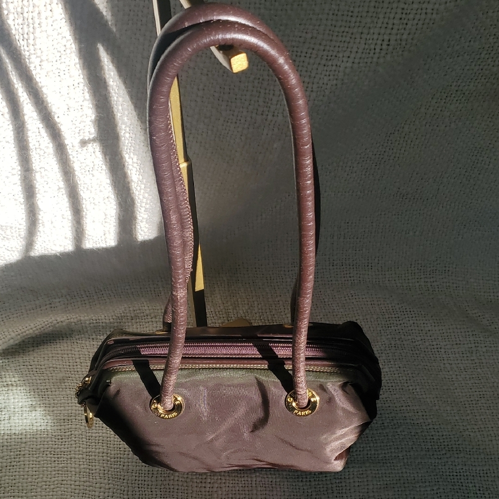 CELINE Two Tone Brown and Green Bag - Picture 5 of 17